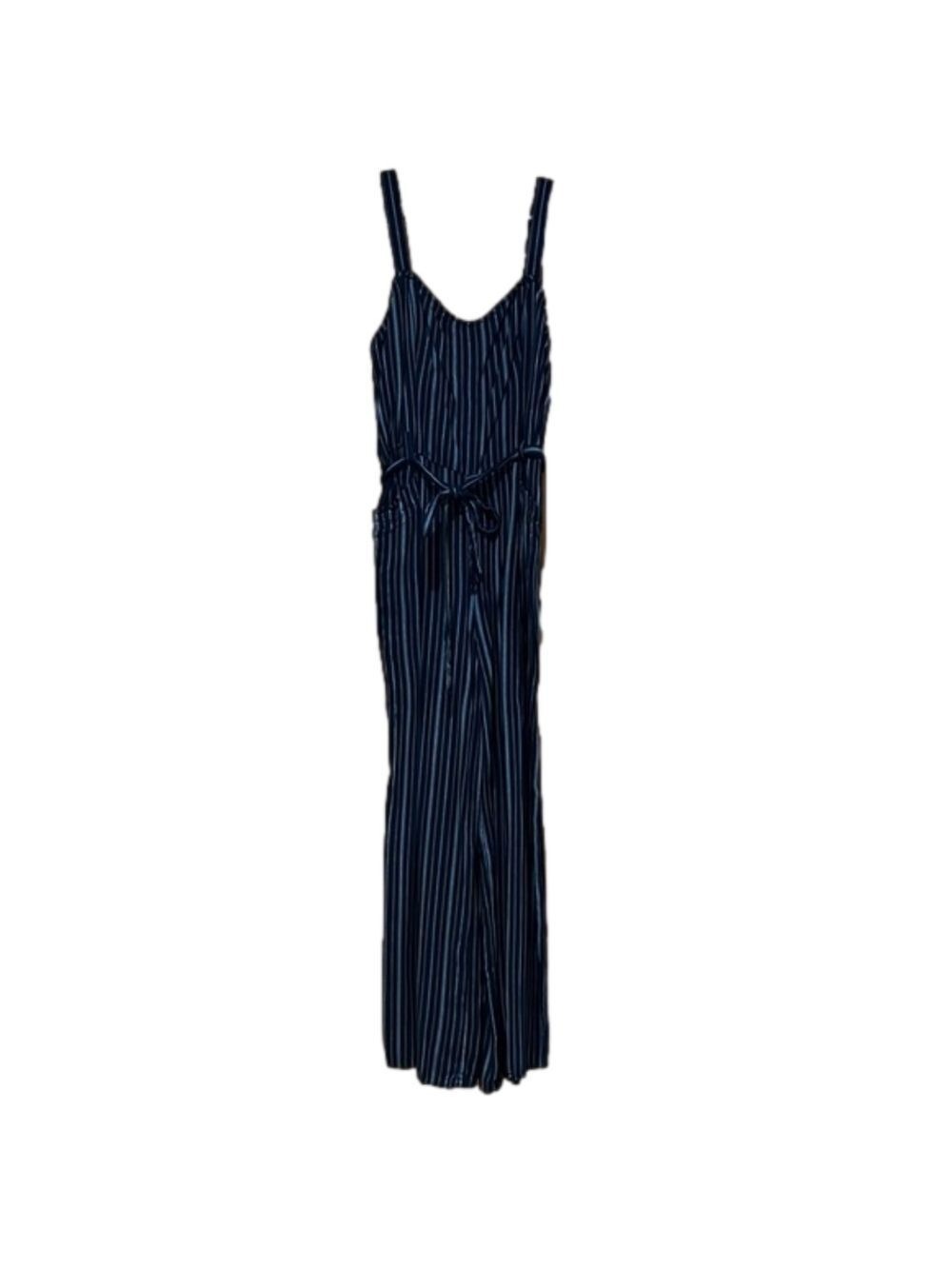 Hollister Striped Jumpsuit Blue Size Medium - Picture 4 of 12